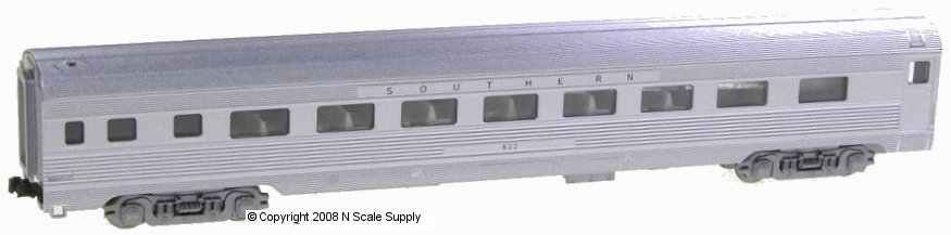 AT&SF - Lightweight-Corrugated - (SC) ACF 4-4-2 Sleeper - Kato 106-6001D